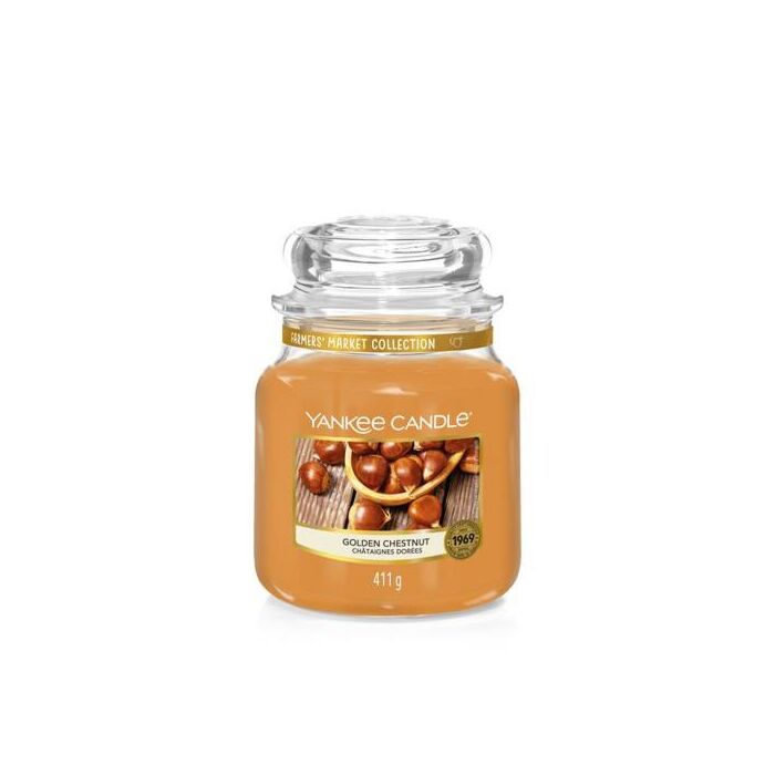 Yankee Candle Golden Chestnut - Medium Jar-2